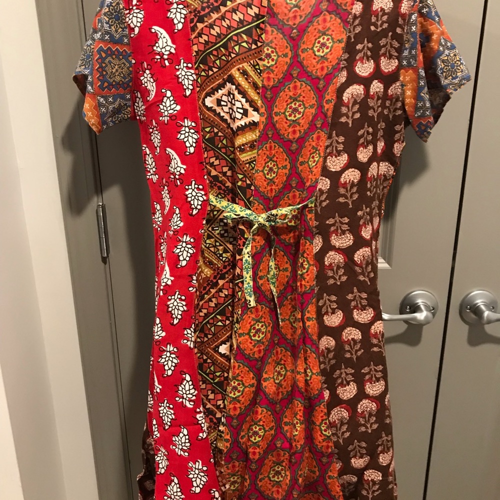 NWT. . S/M Sacred Threads Dress/Tunic. 219371. BL/GR - Picture 4 of 6